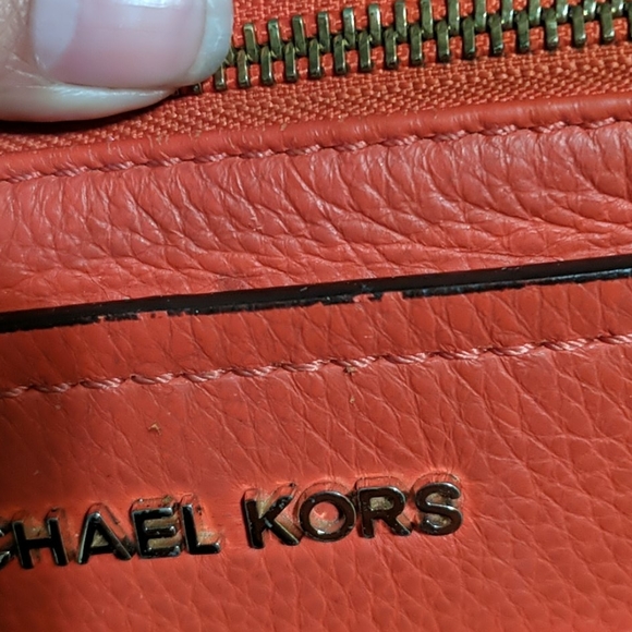 Michael Kors Red Orange Bag - Picture 10 of 10